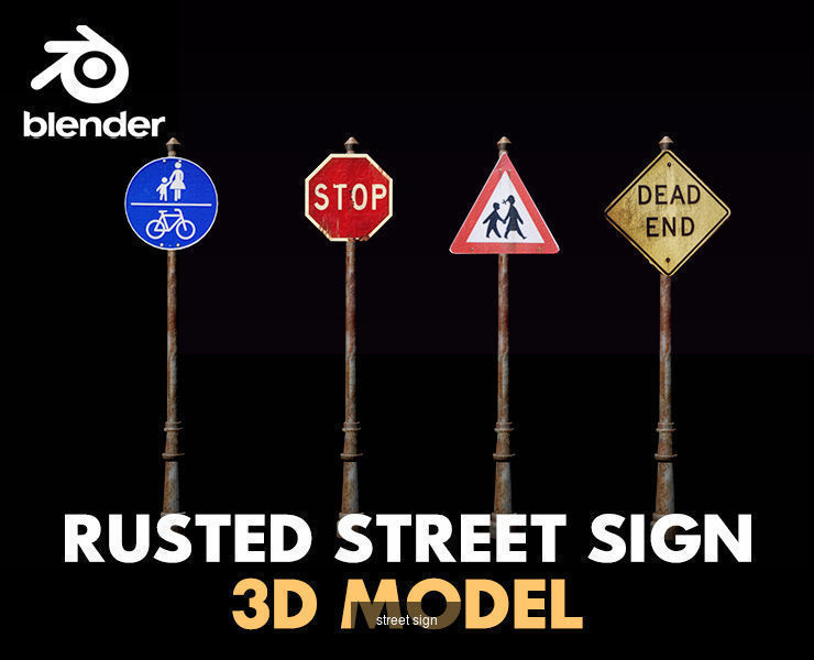 city objects 3D Model Collection_6