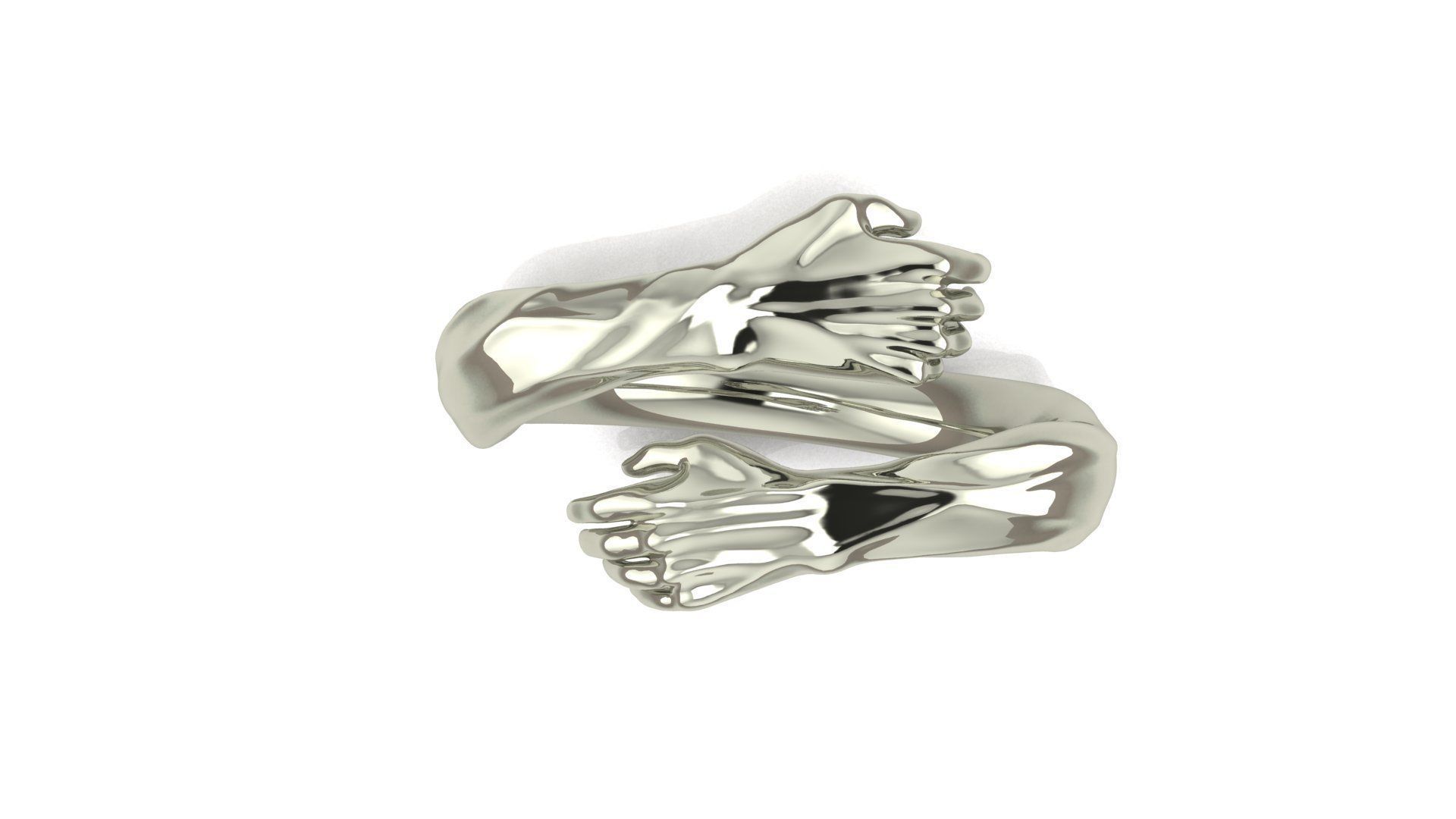 Ring hands 3D print model 3D print model_4