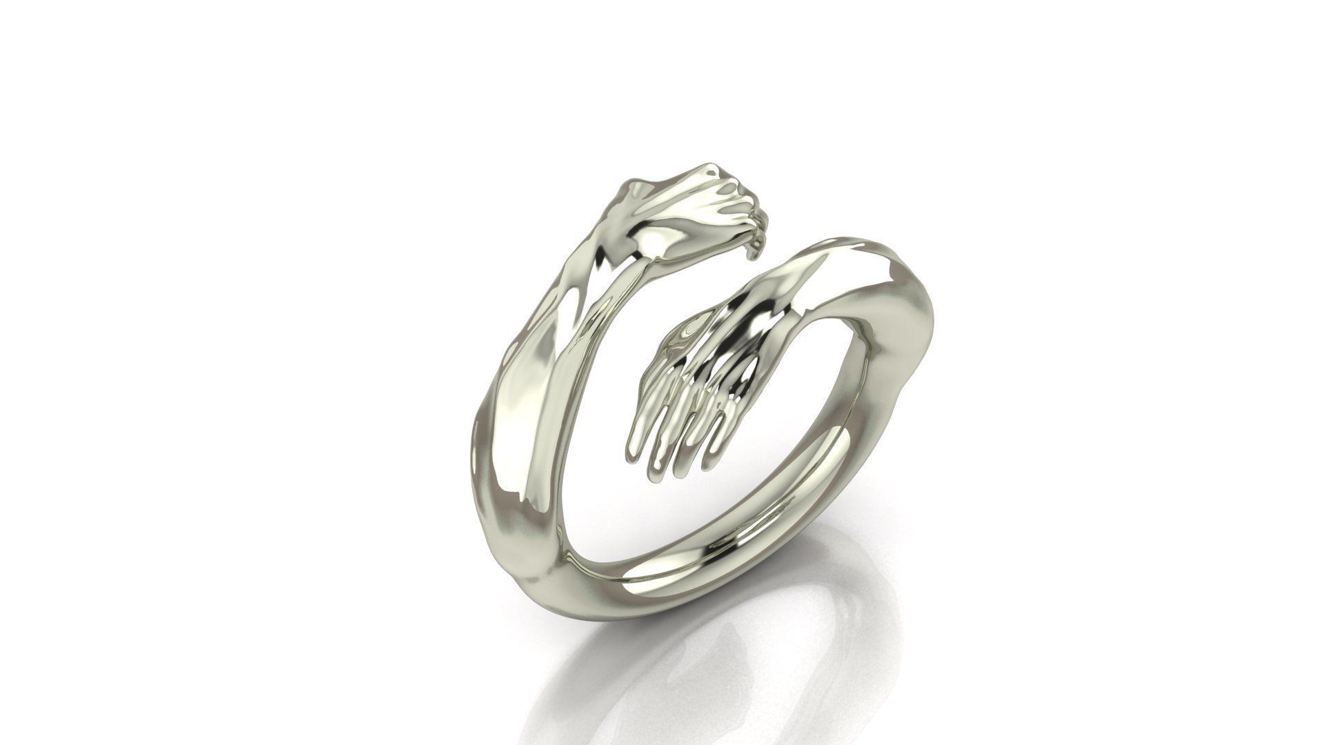 Ring hands 3D print model 3D print model_1