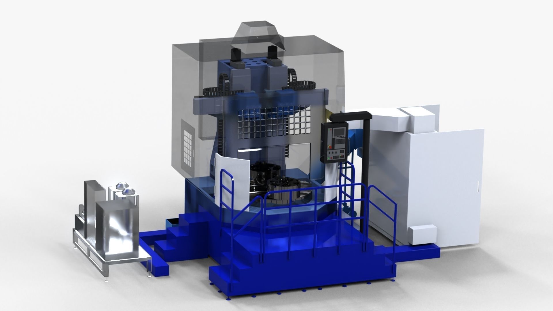 Vertical Duplex Turning Machine VTC-650 3D model_3