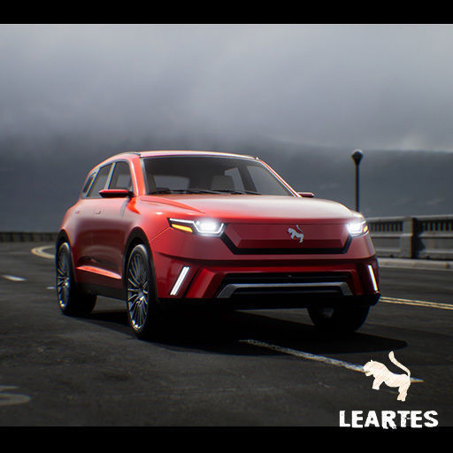 SUV 04 Driveable Animated Realistic Low-poly 3D model_16