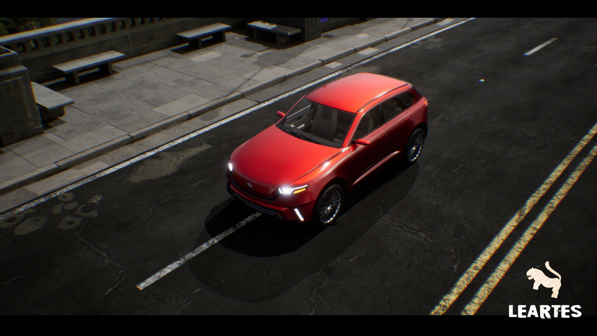 SUV 04 Driveable Animated Realistic Low-poly 3D model_11