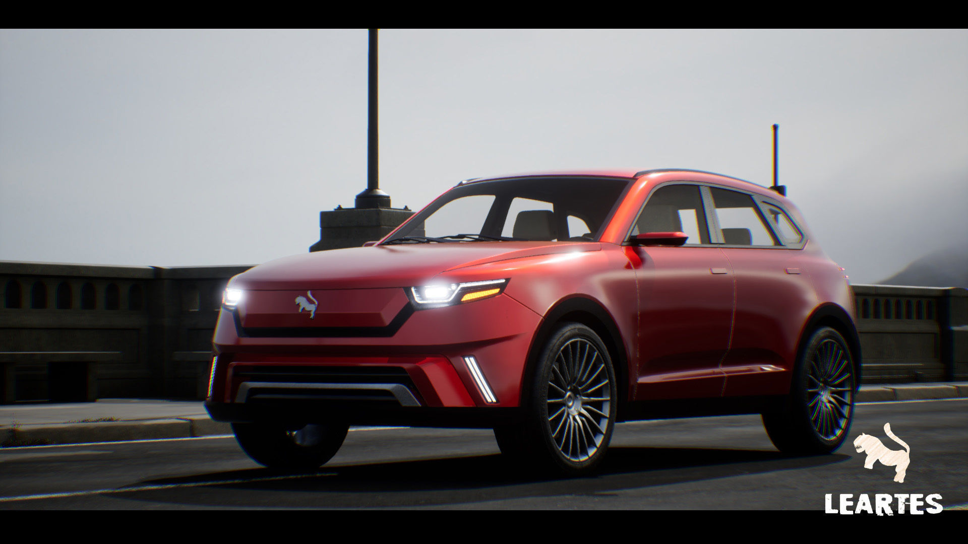 SUV 04 Driveable Animated Realistic Low-poly 3D model_10