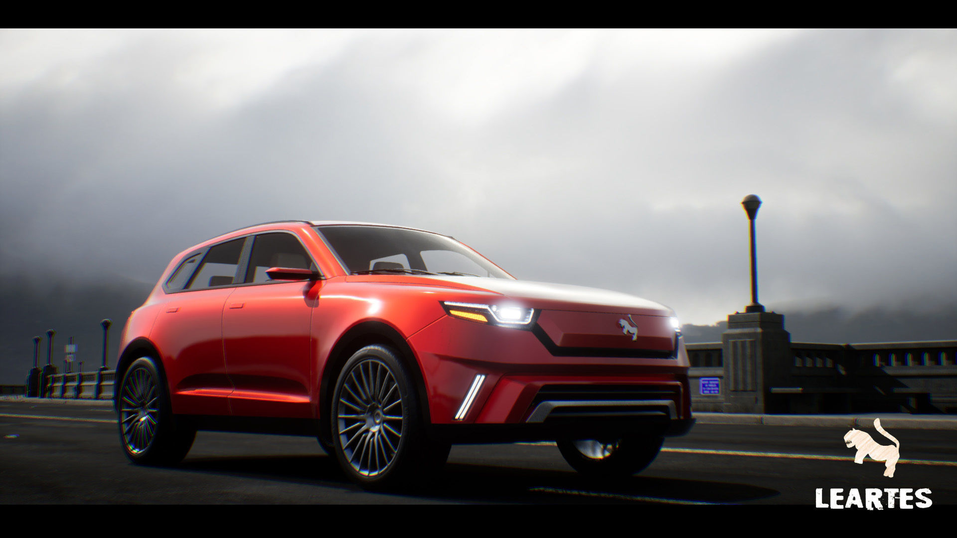 SUV 04 Driveable Animated Realistic Low-poly 3D model_13