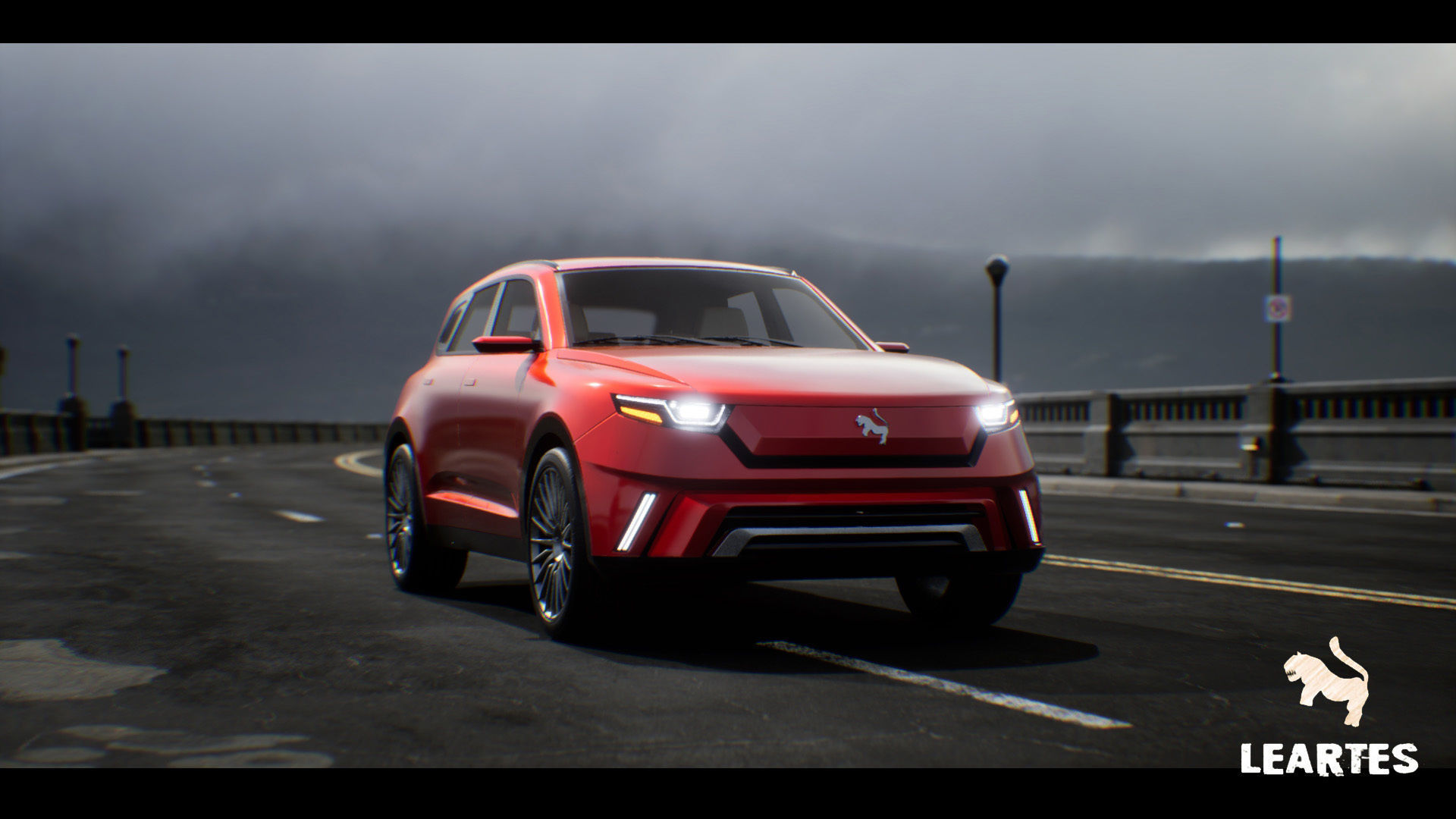 SUV 04 Driveable Animated Realistic Low-poly 3D model_2