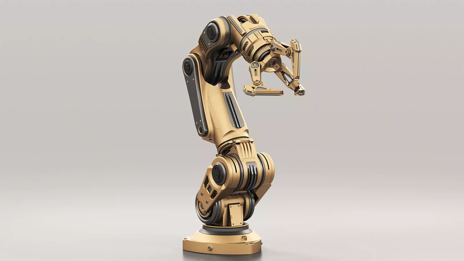Robot Arm 3 RIGGED and Animated 3D model_0