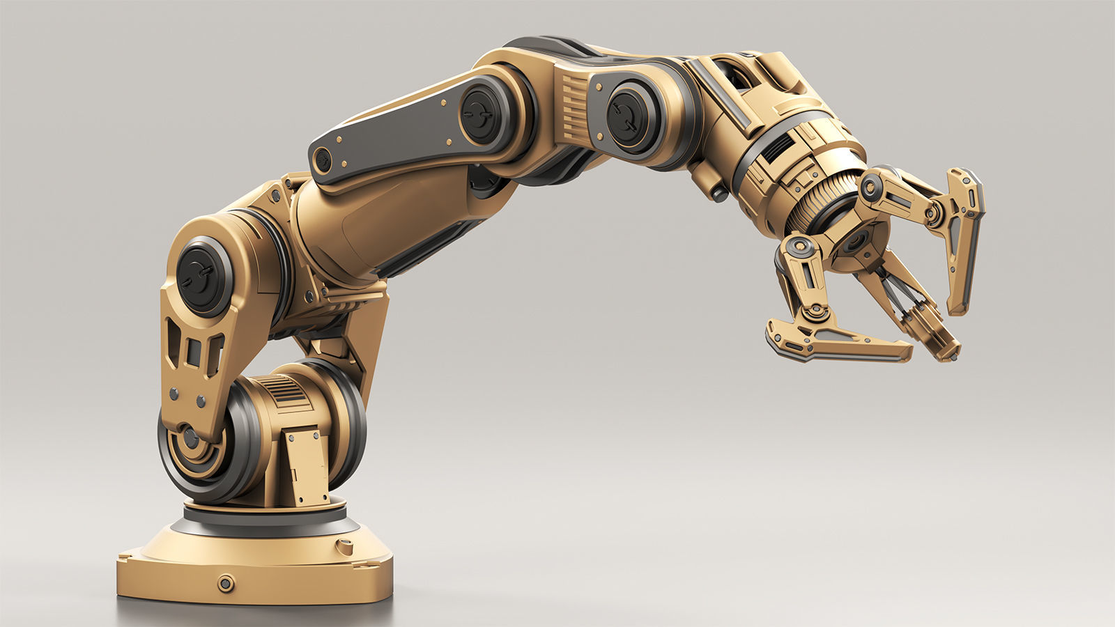 Robot Arm 3 RIGGED and Animated 3D model_13