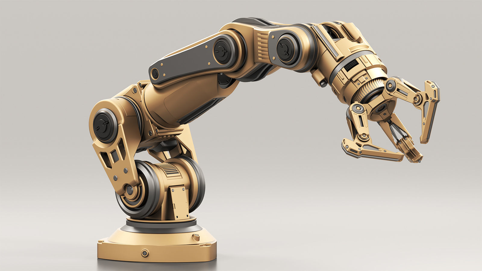 Robot Arm 3 RIGGED and Animated 3D model_12