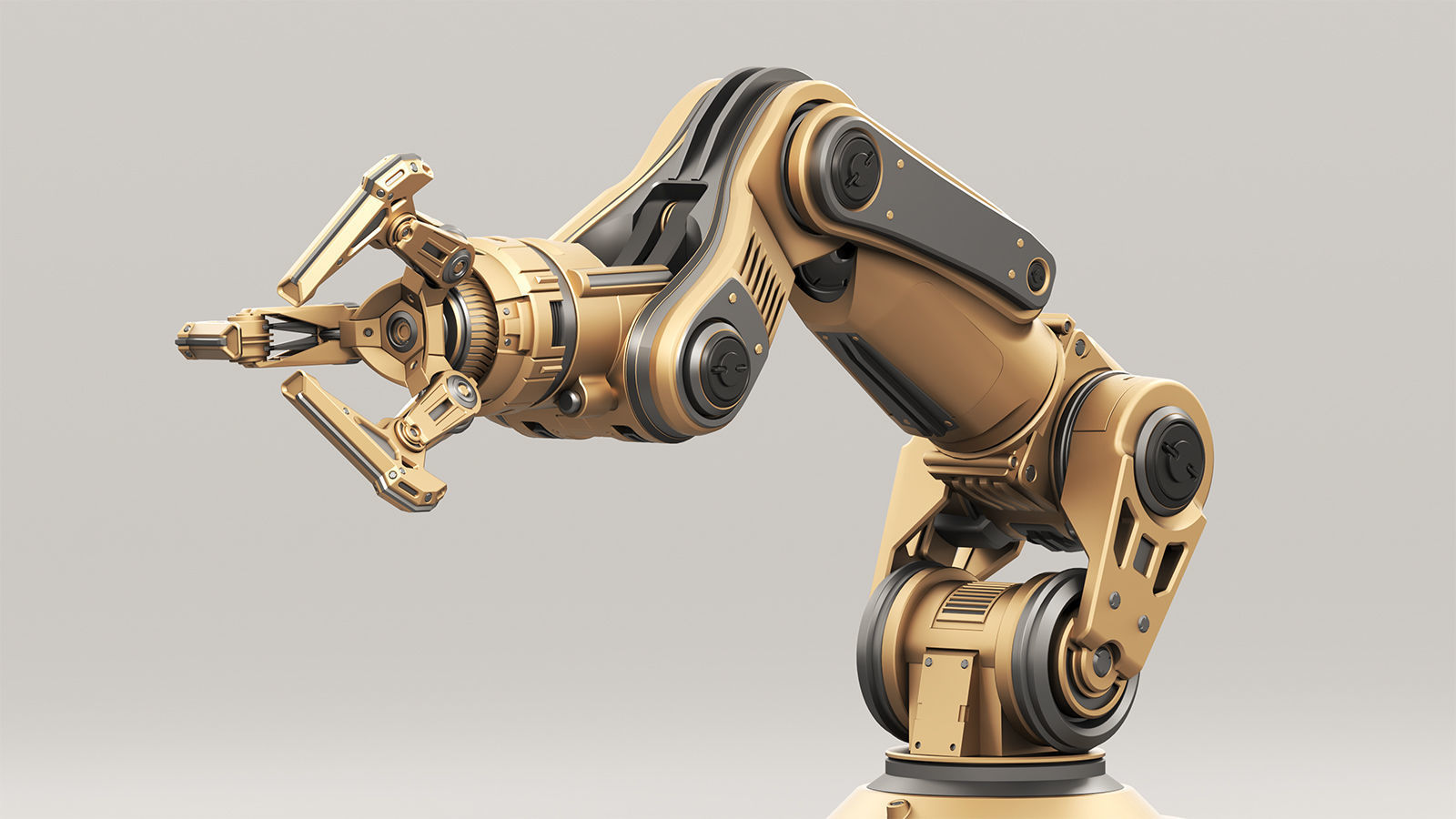 Robot Arm 3 RIGGED and Animated 3D model_5