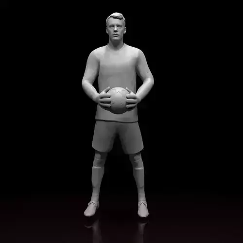 Neuer Bayern Munich Football Player STL files 3D print model 3D print model