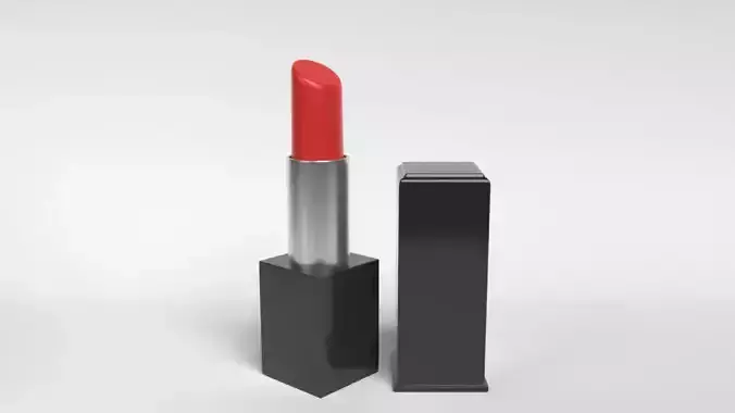 Lipstick 3D Model in box