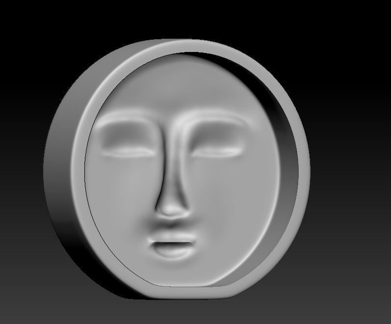 Decorative Face Candle 3D print model_11