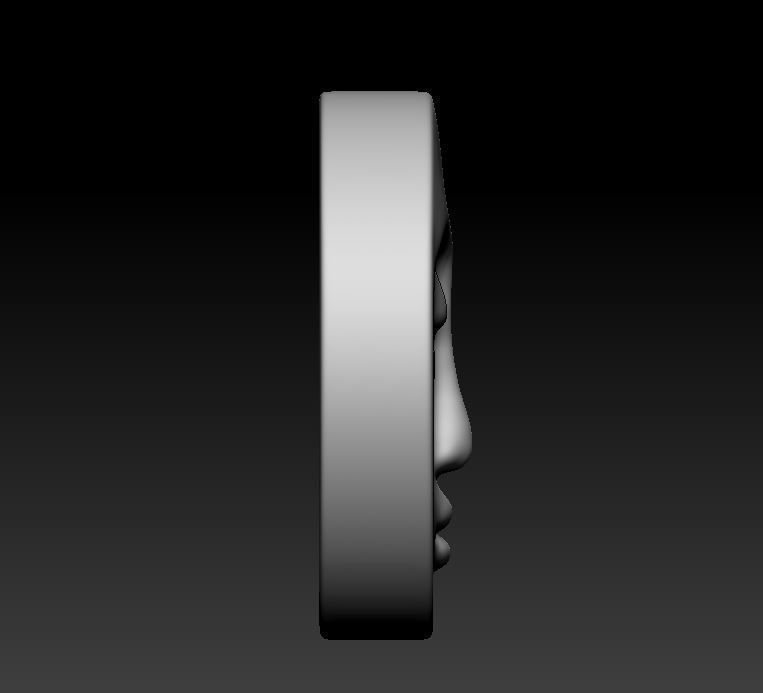 Decorative Face Candle 3D print model_6