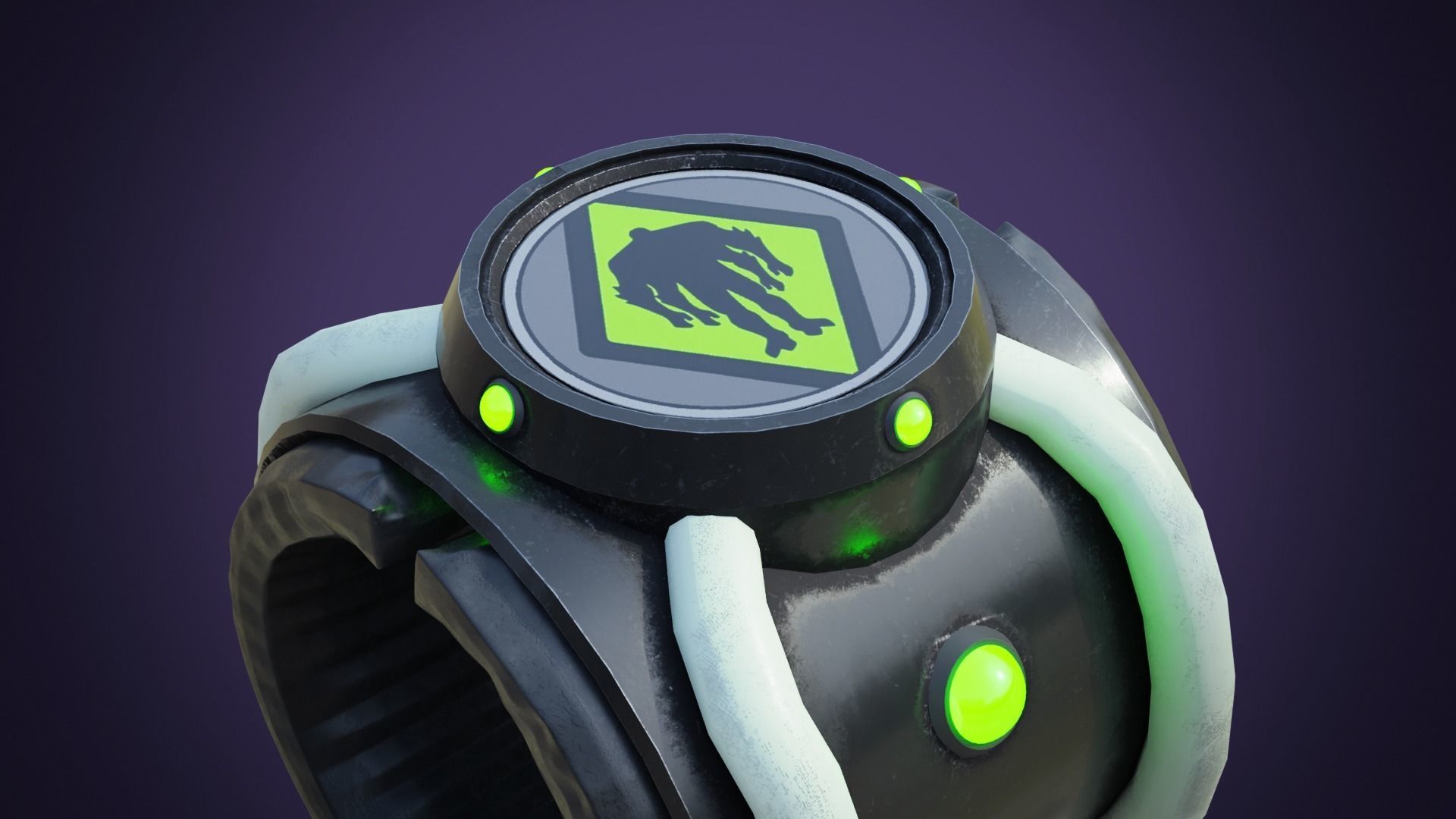 BEN 10 Omnitrix Low-poly 3D model_1