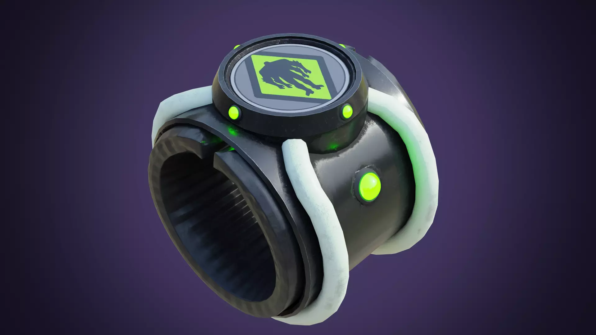 BEN 10 Omnitrix Low-poly 3D model_0