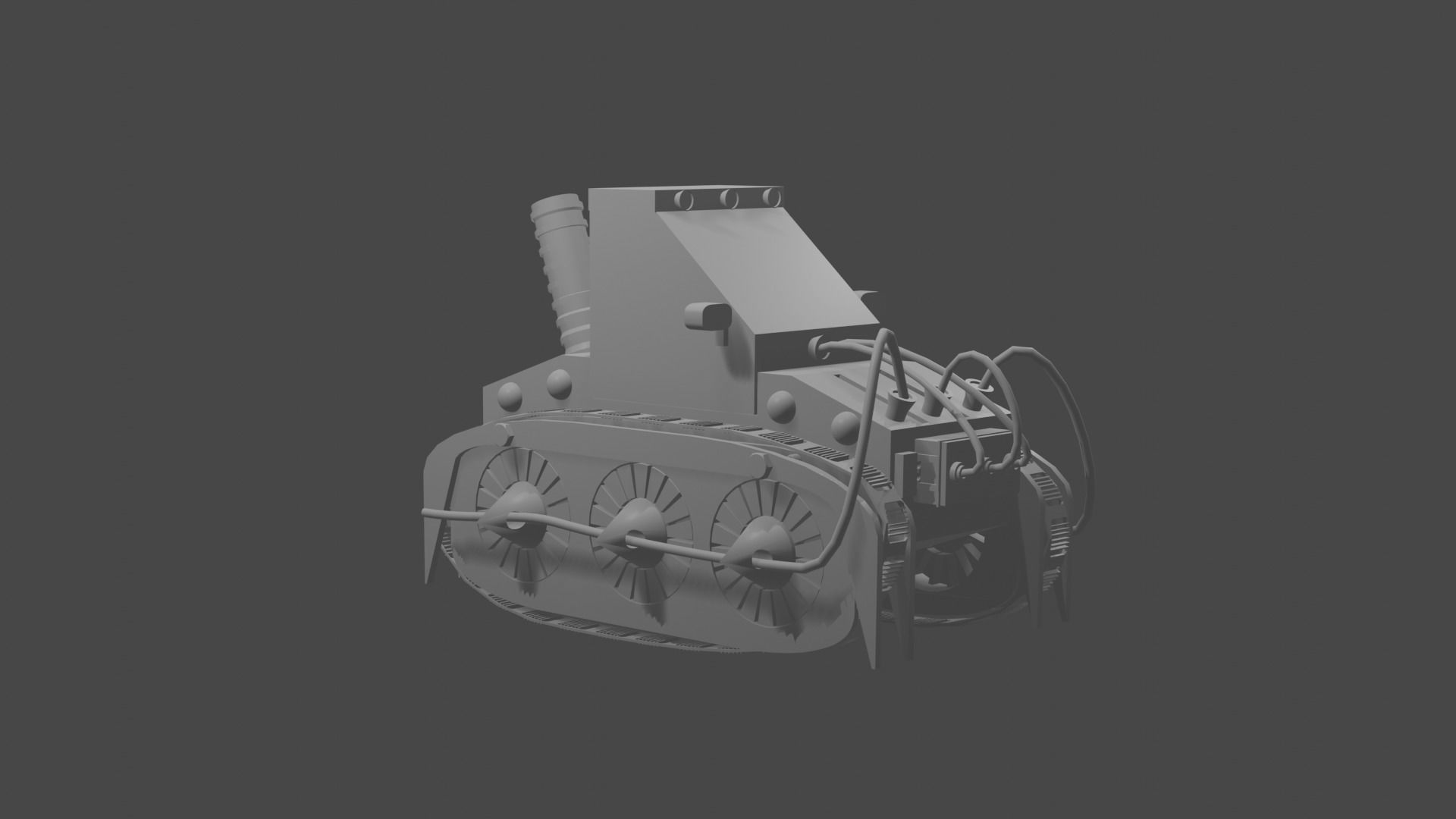 Truck with wires  3D print model_1