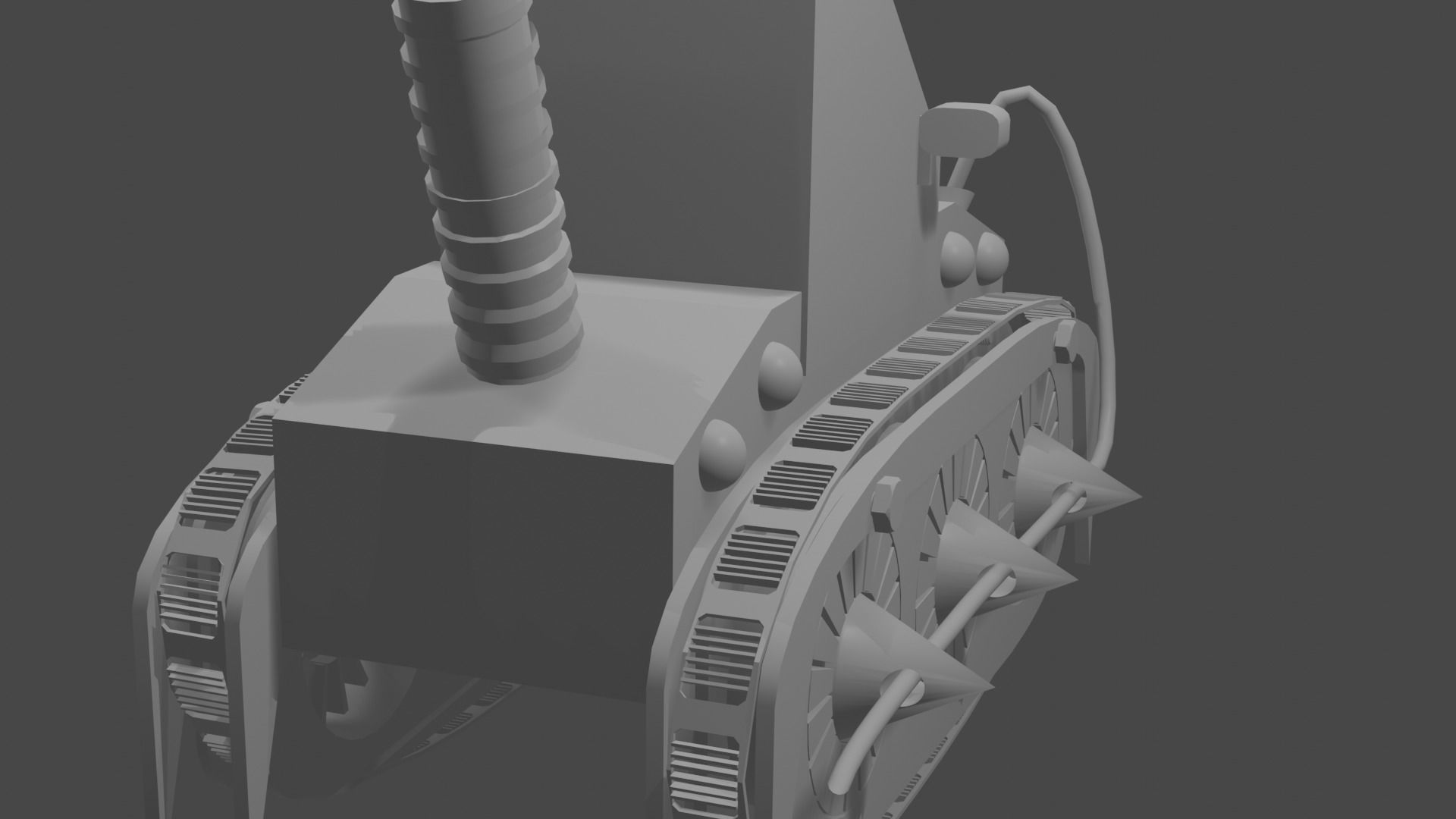 Truck with wires  3D print model_3