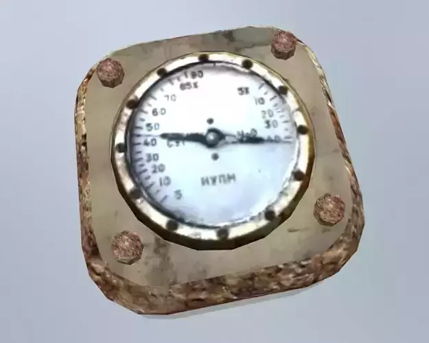 Rusted Vacuum Meter 2