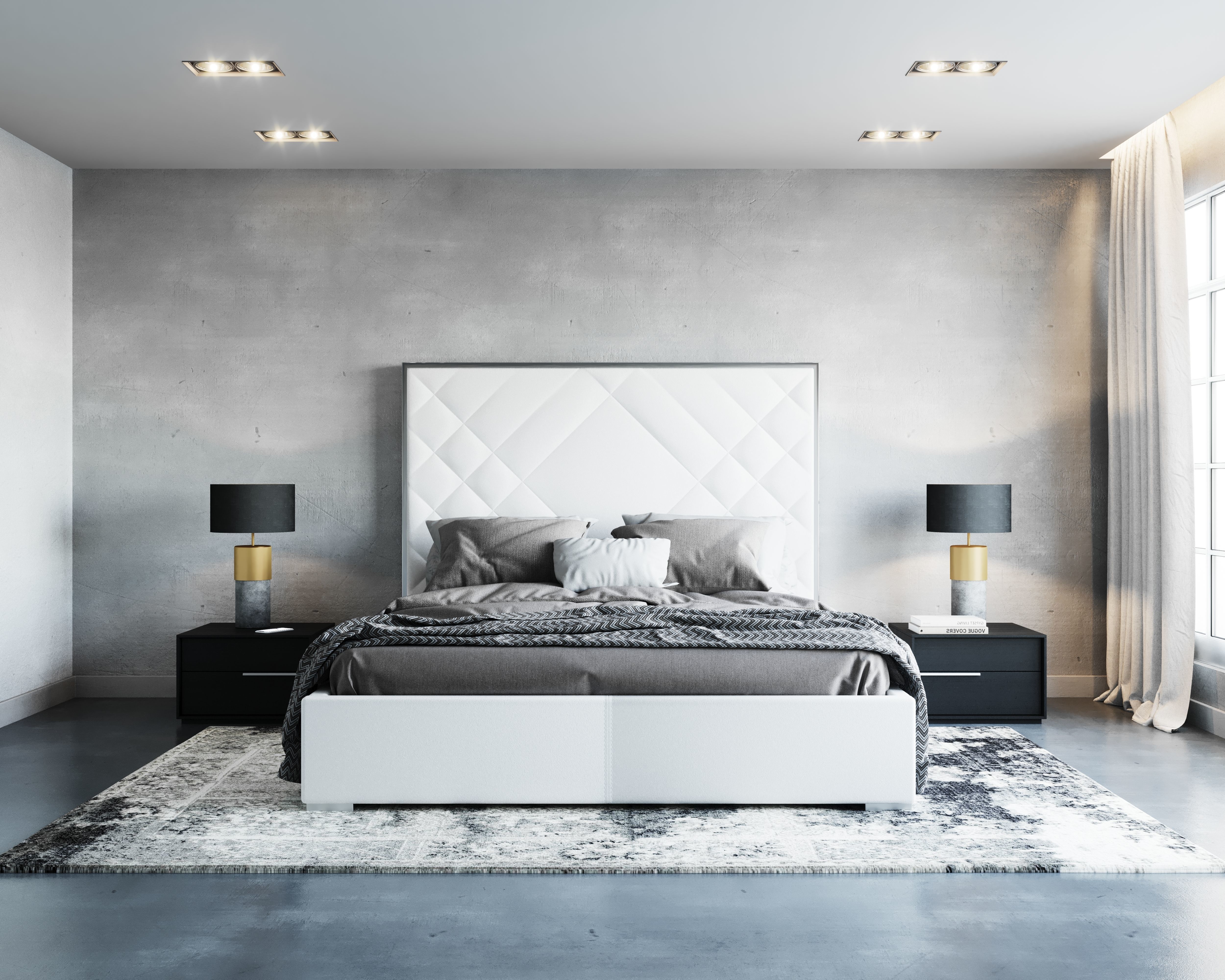 Bedroom interior set 3D model_4