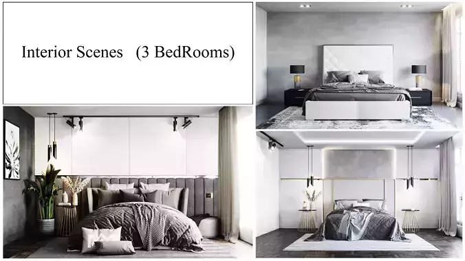 Bedroom interior set
