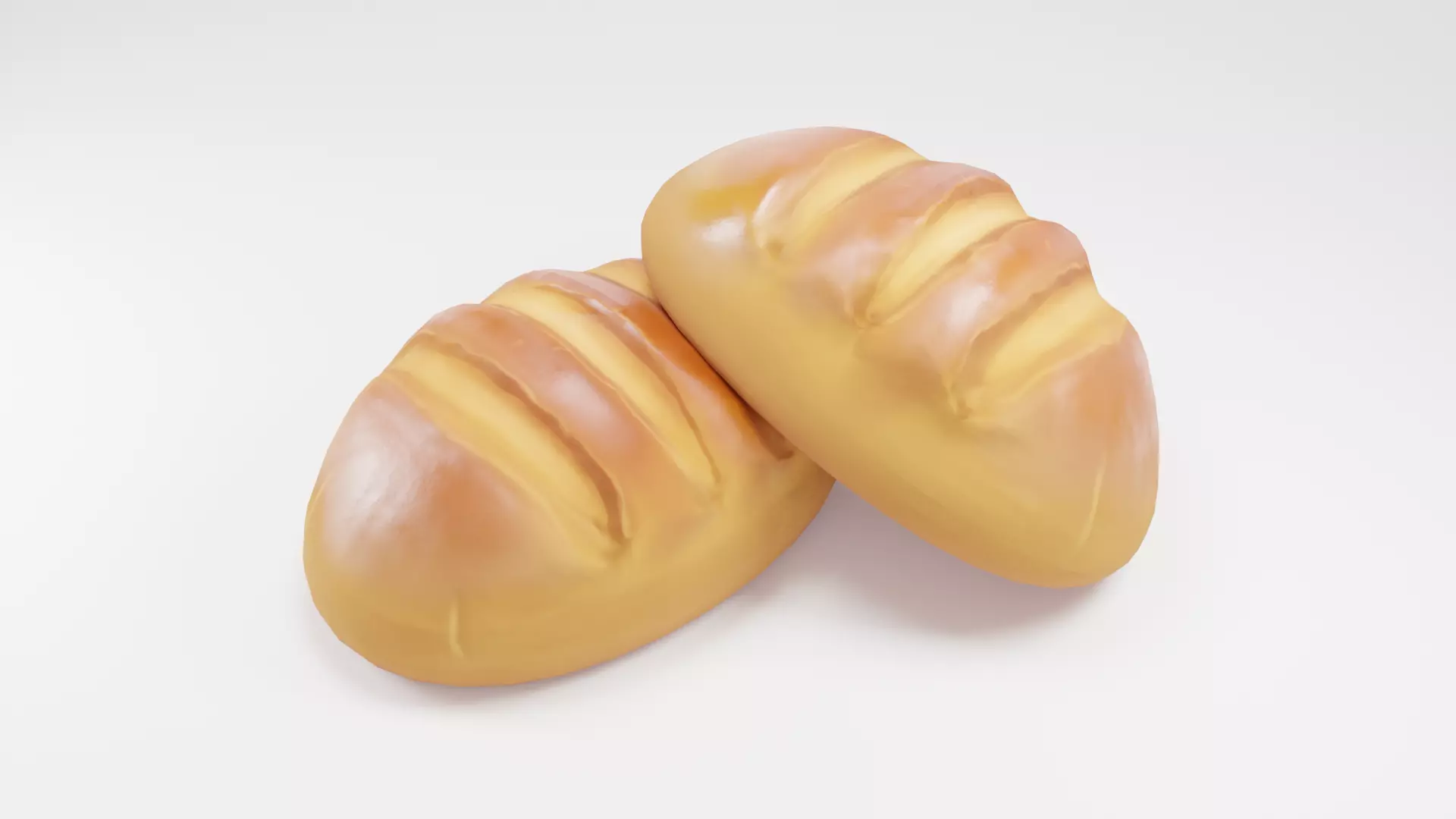 Bread LowPoly Free Free 3D model