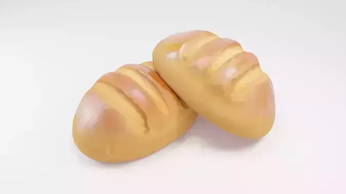 Bread LowPoly Free