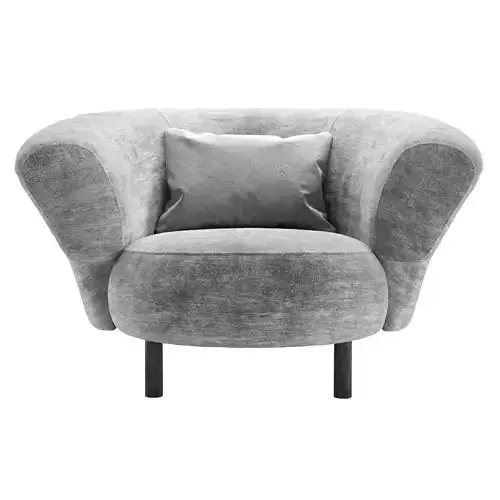 Ana armchair by Christophe Delcourt  Low-poly 3D model