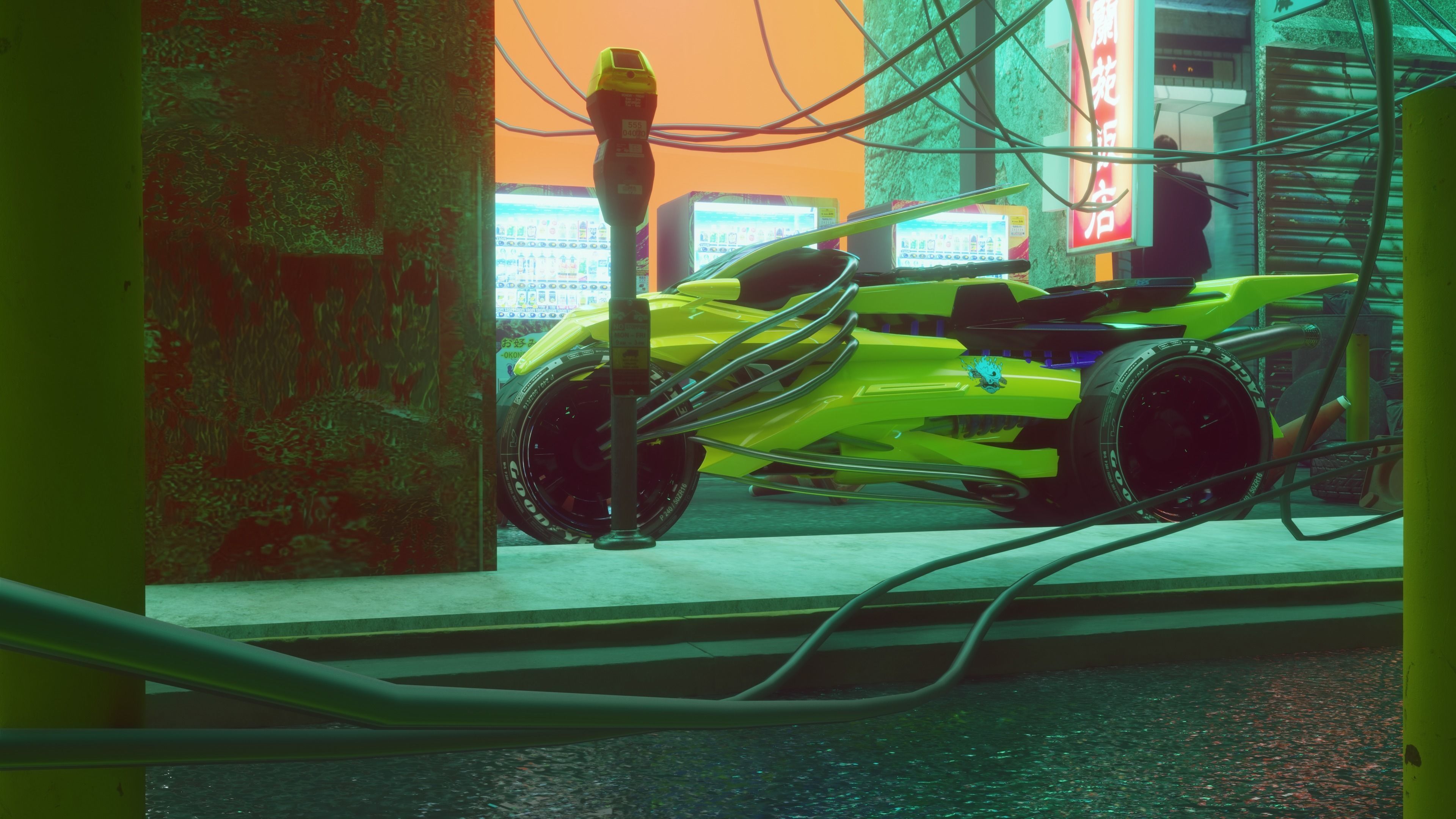 Cyberpunk Concept Motorcycle 2 3D model_12