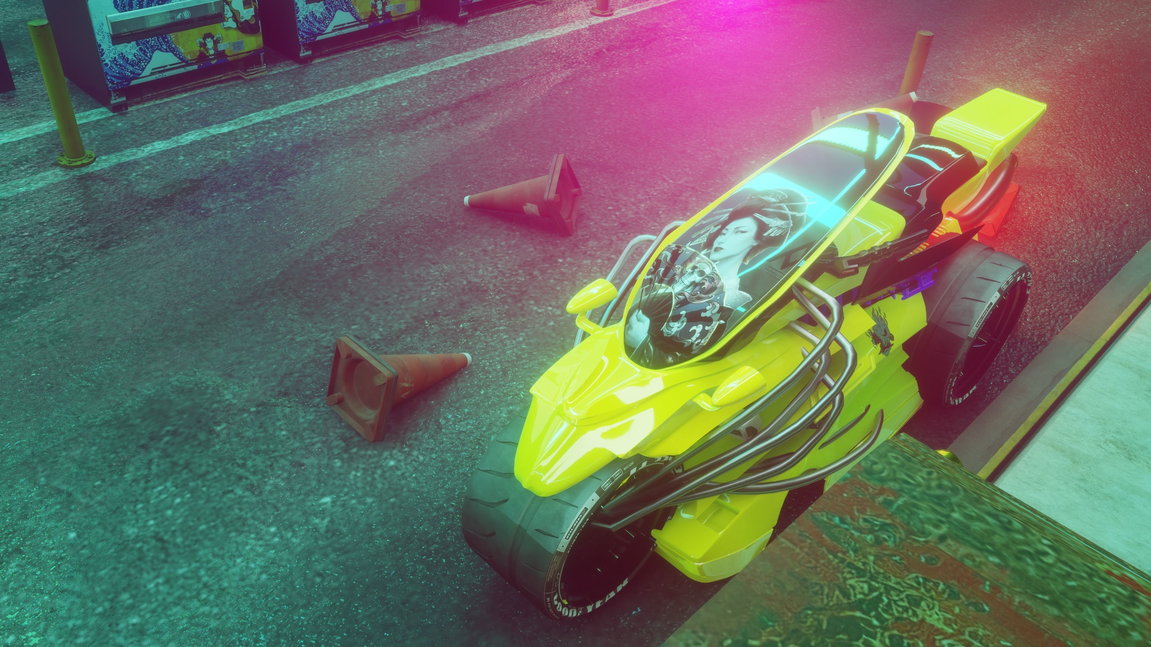 Cyberpunk Concept Motorcycle 2 3D model_3