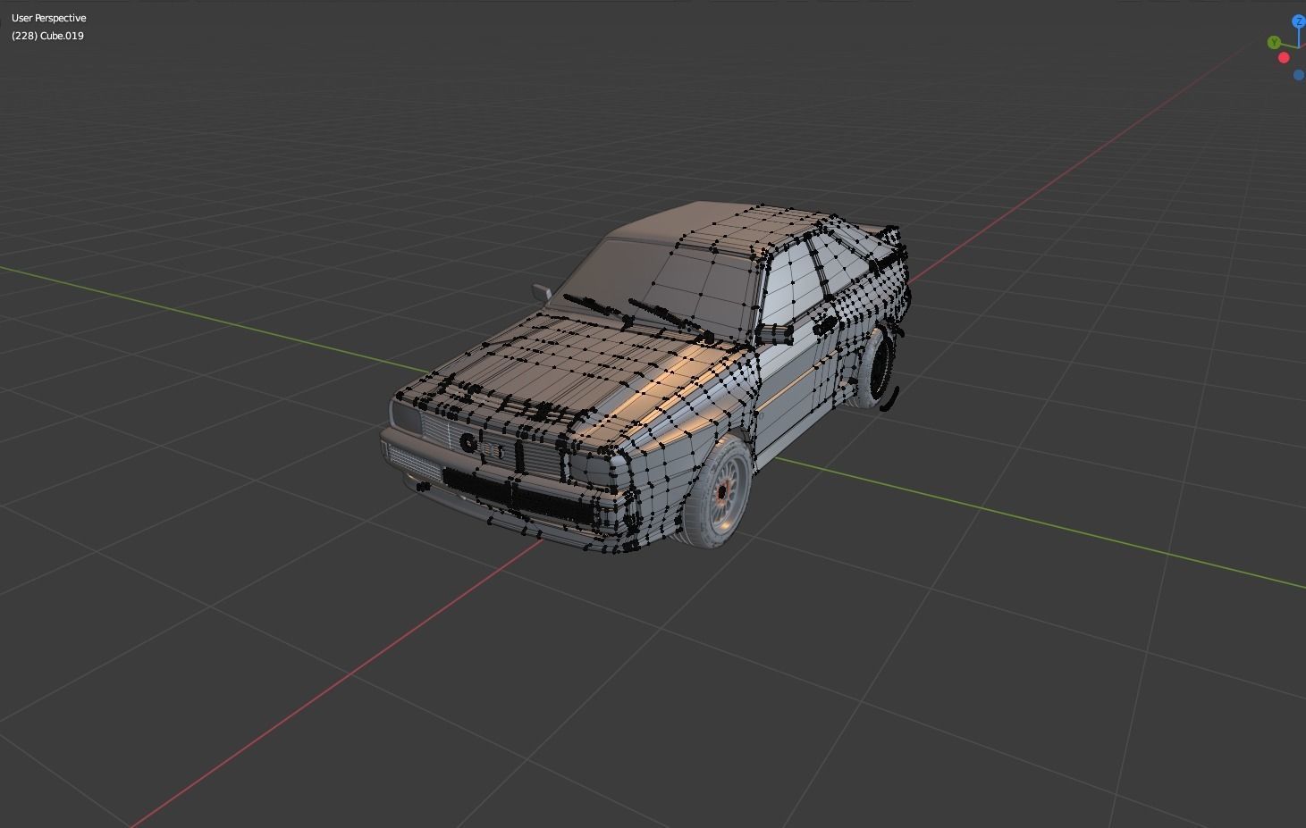 Audi Quattro SWB 3D Model 3D model_8