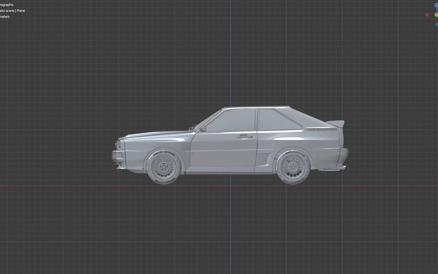 Audi Quattro SWB 3D Model 3D model_16