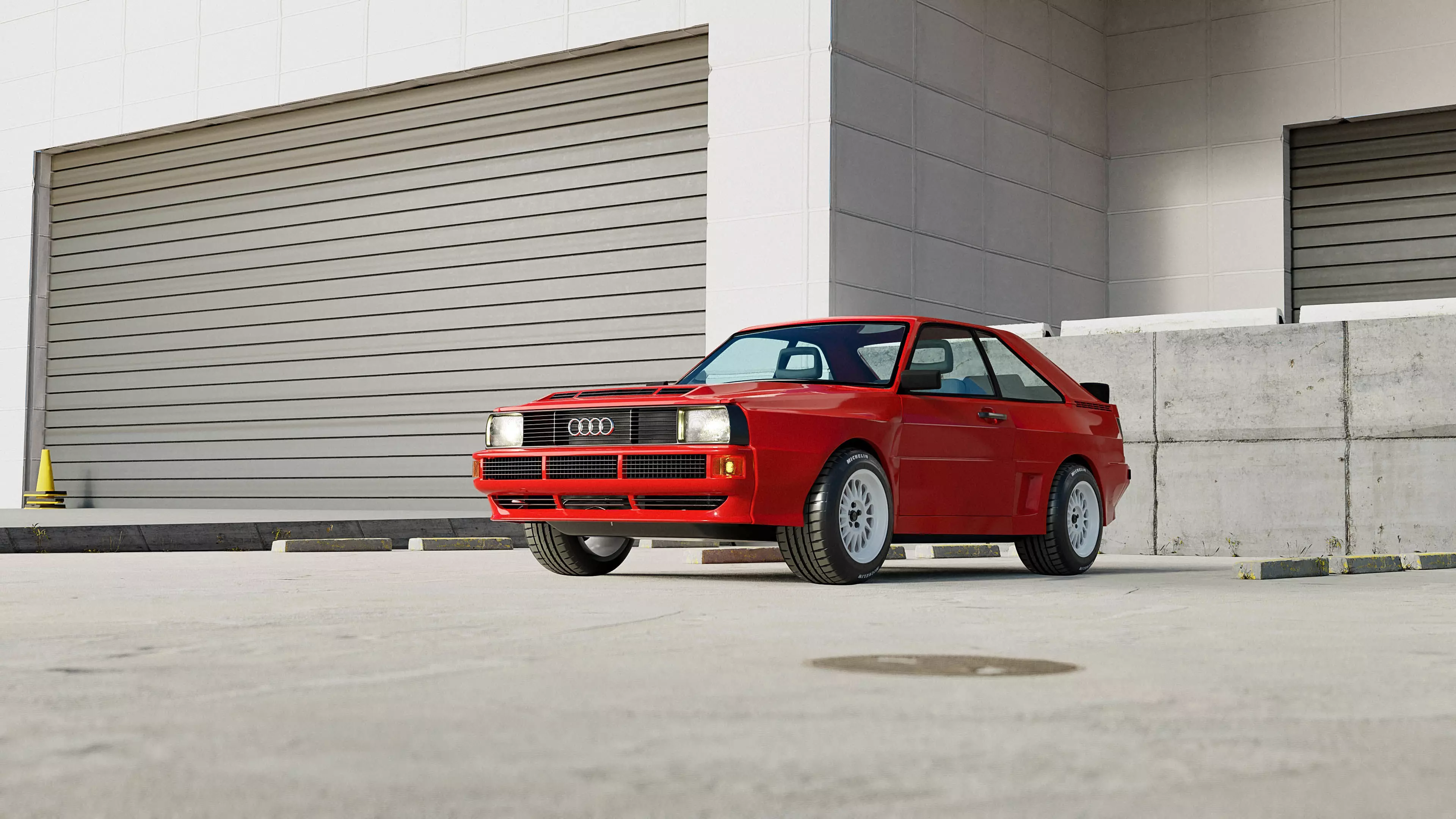 Audi Quattro SWB 3D Model 3D model_0