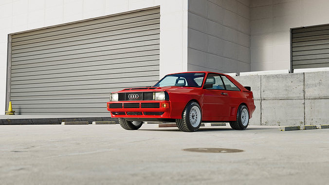 Audi Quattro SWB 3D Model 3D model