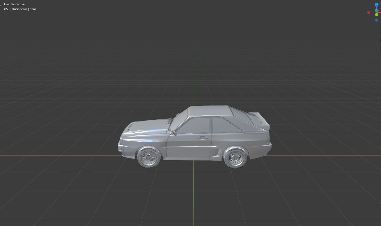 Audi Quattro SWB 3D Model 3D model_19