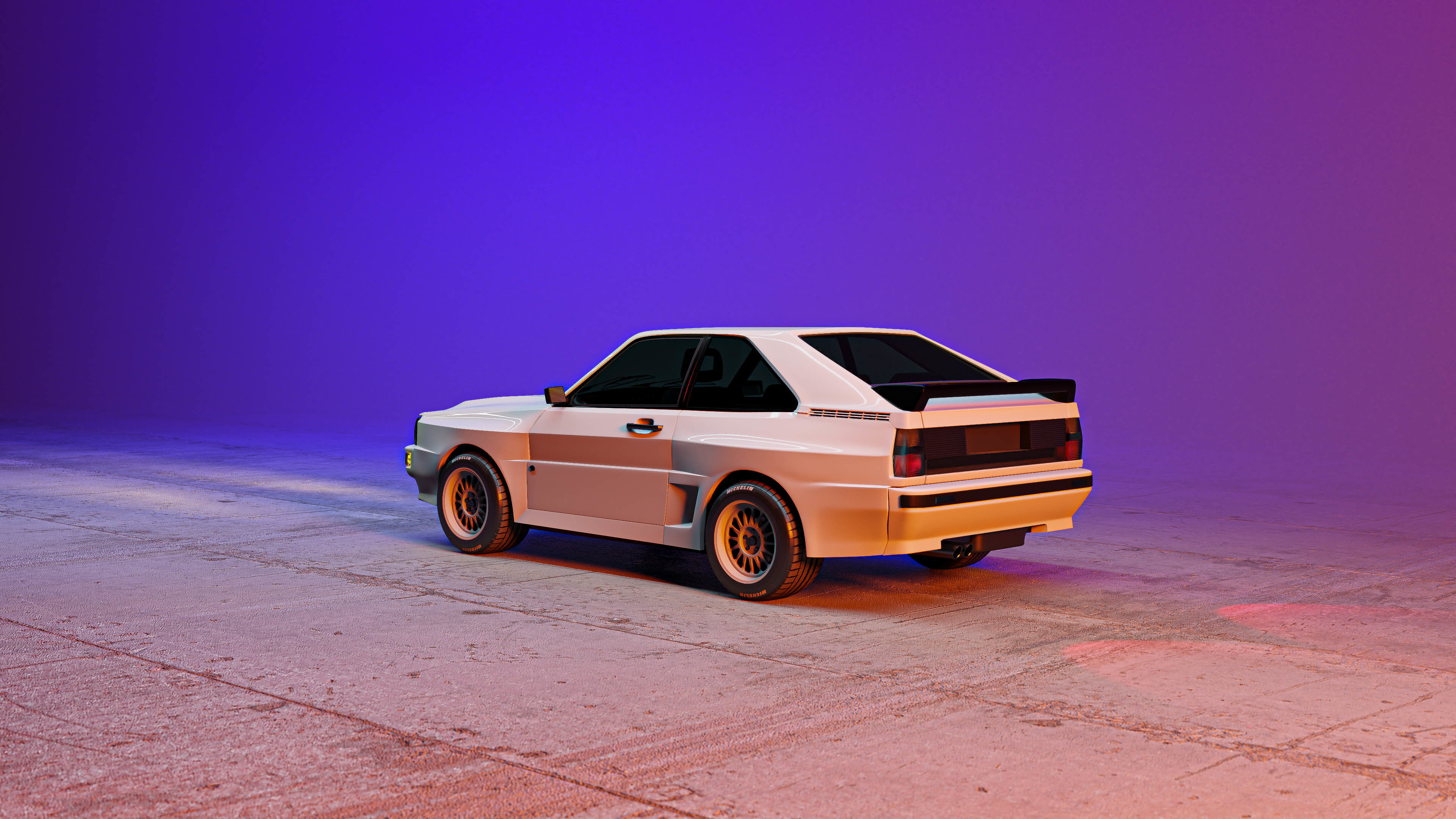 Audi Quattro SWB 3D Model 3D model_7