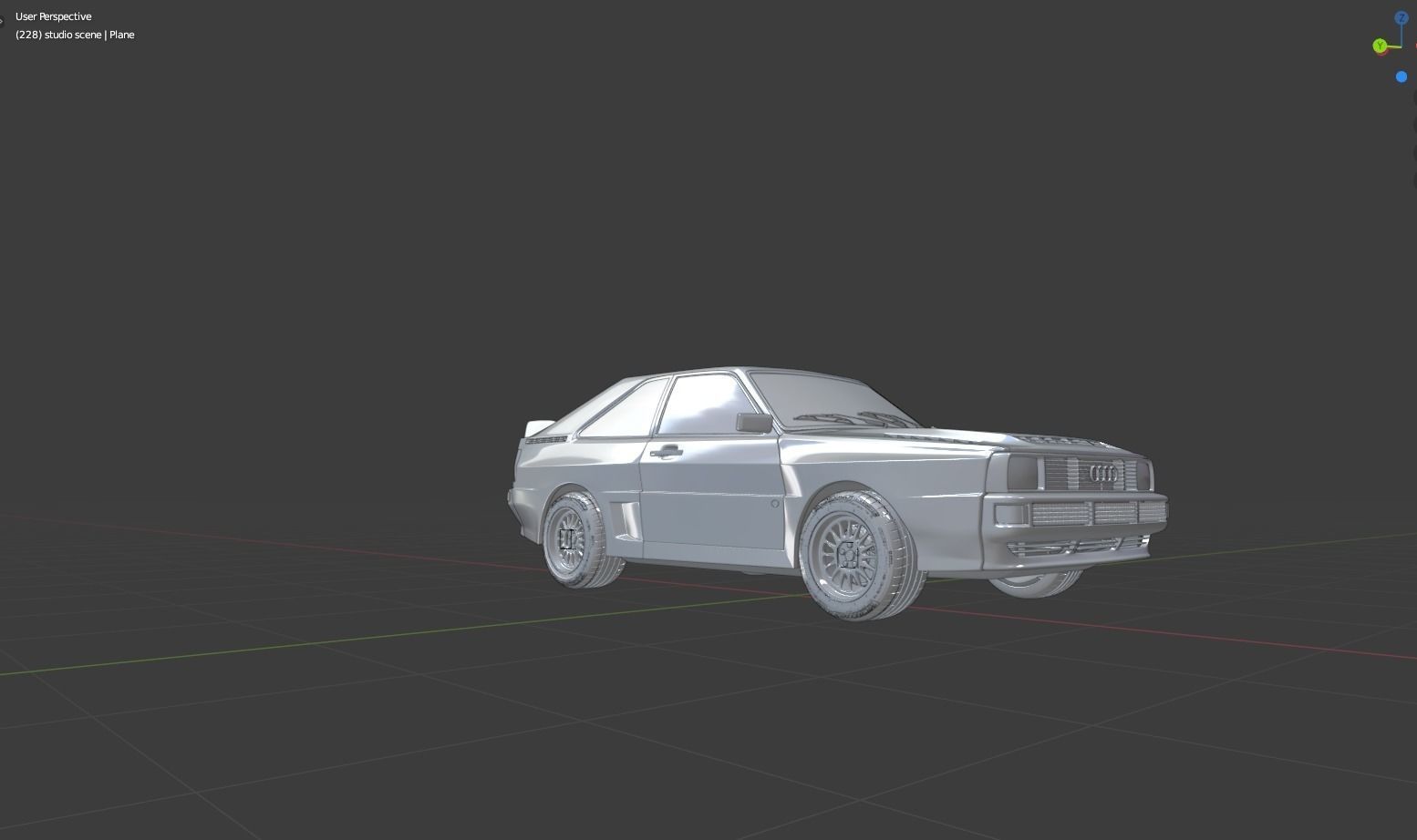 Audi Quattro SWB 3D Model 3D model_21