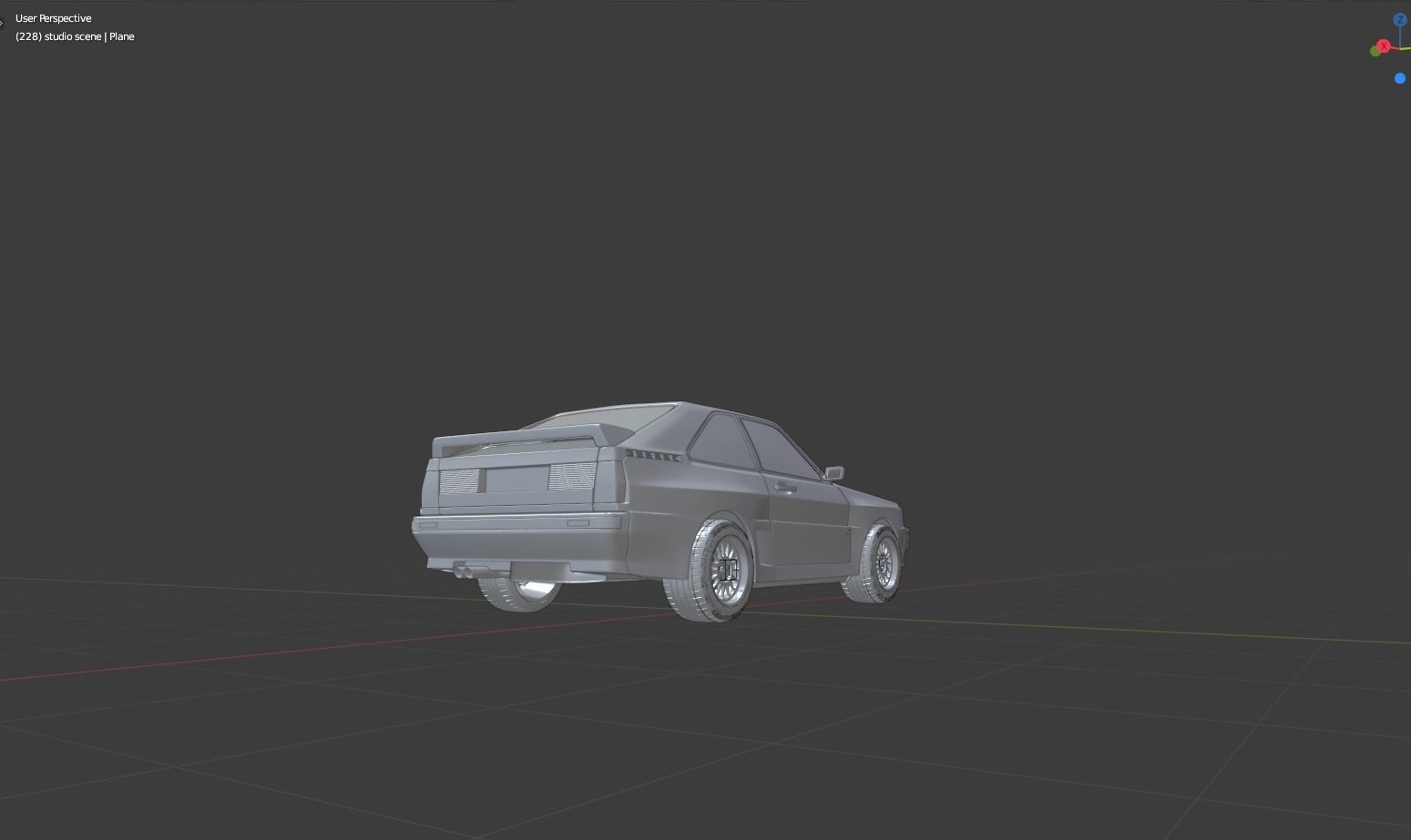 Audi Quattro SWB 3D Model 3D model_26