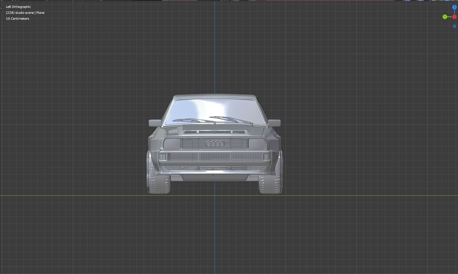 Audi Quattro SWB 3D Model 3D model_14