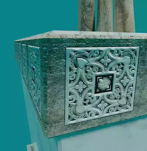 Ficus Benjamin bush pot plant 