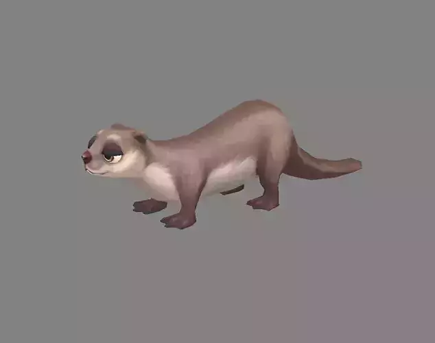 Cartoon otter