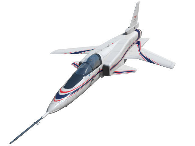 grumman x-29 3D model_3