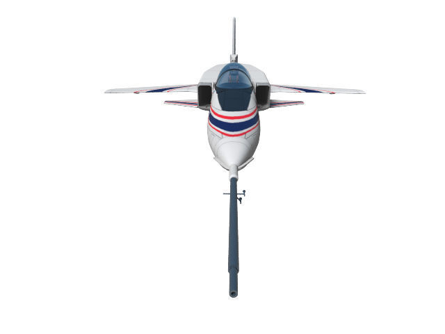 grumman x-29 3D model_8