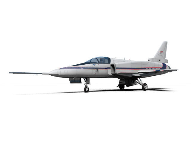 grumman x-29 3D model_1