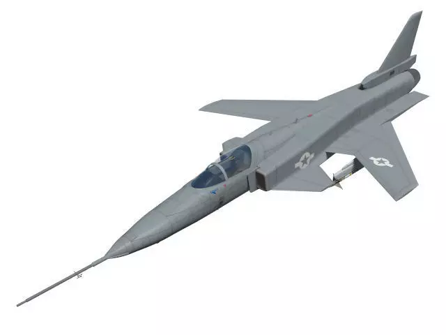 grumman x-29 3D model_0