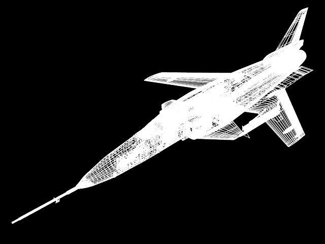grumman x-29 3D model_10