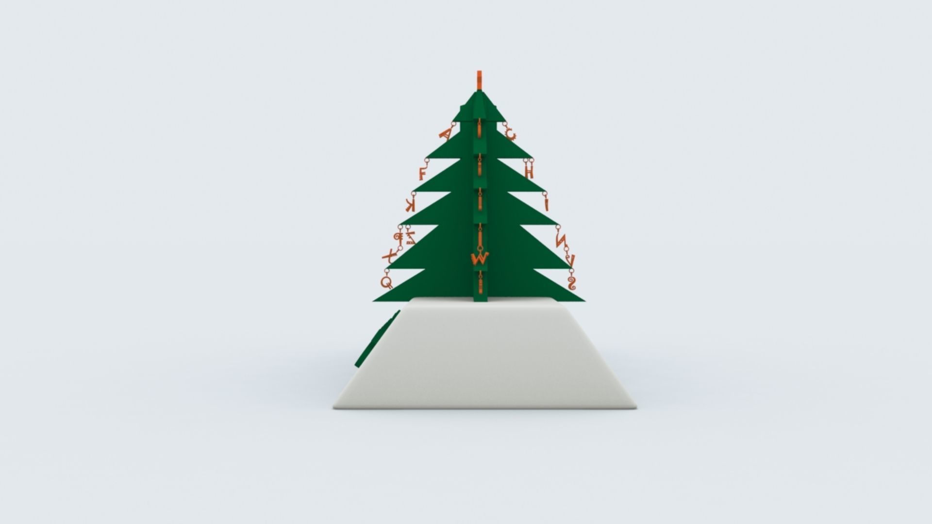 X for Xmas 3D print model_3