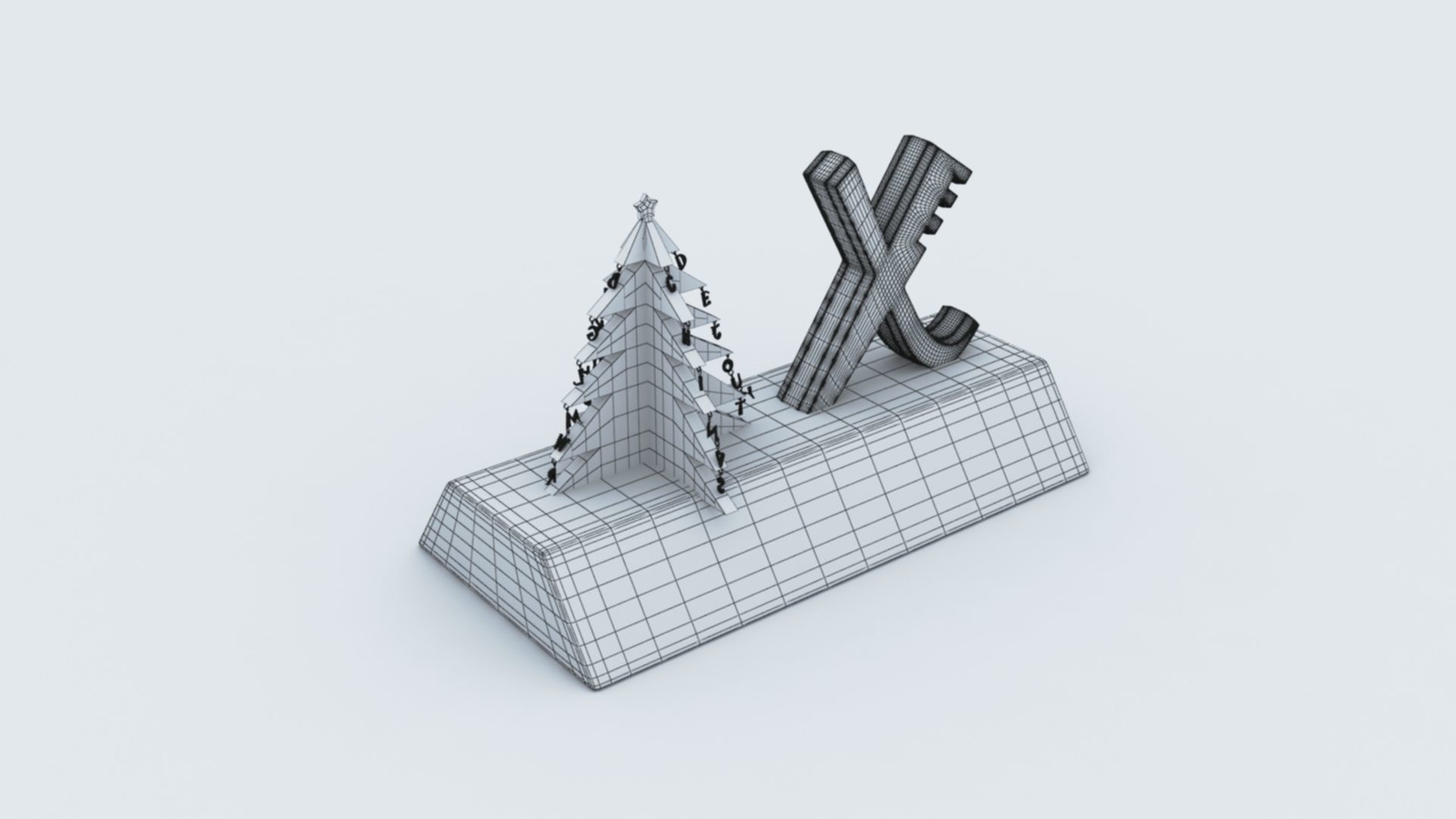 X for Xmas 3D print model_7