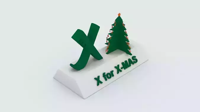 X for Xmas 3D print model
