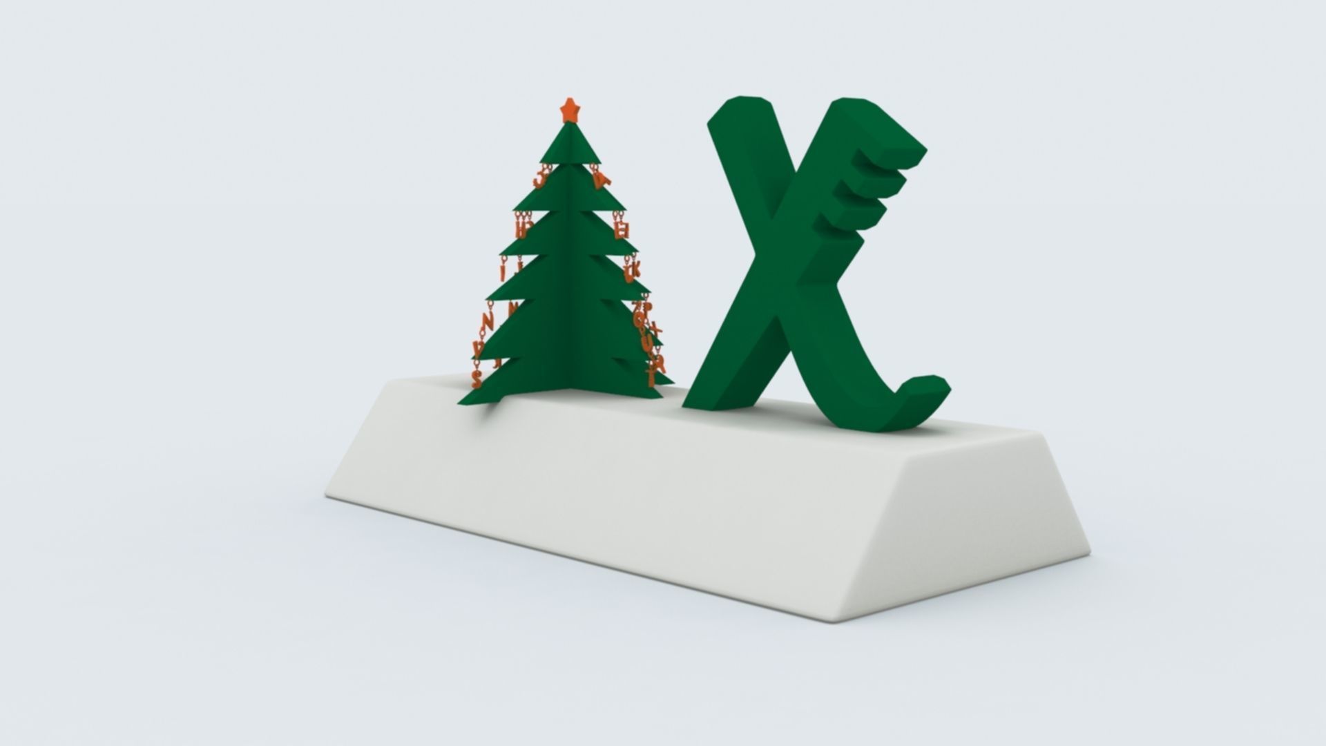 X for Xmas 3D print model_5