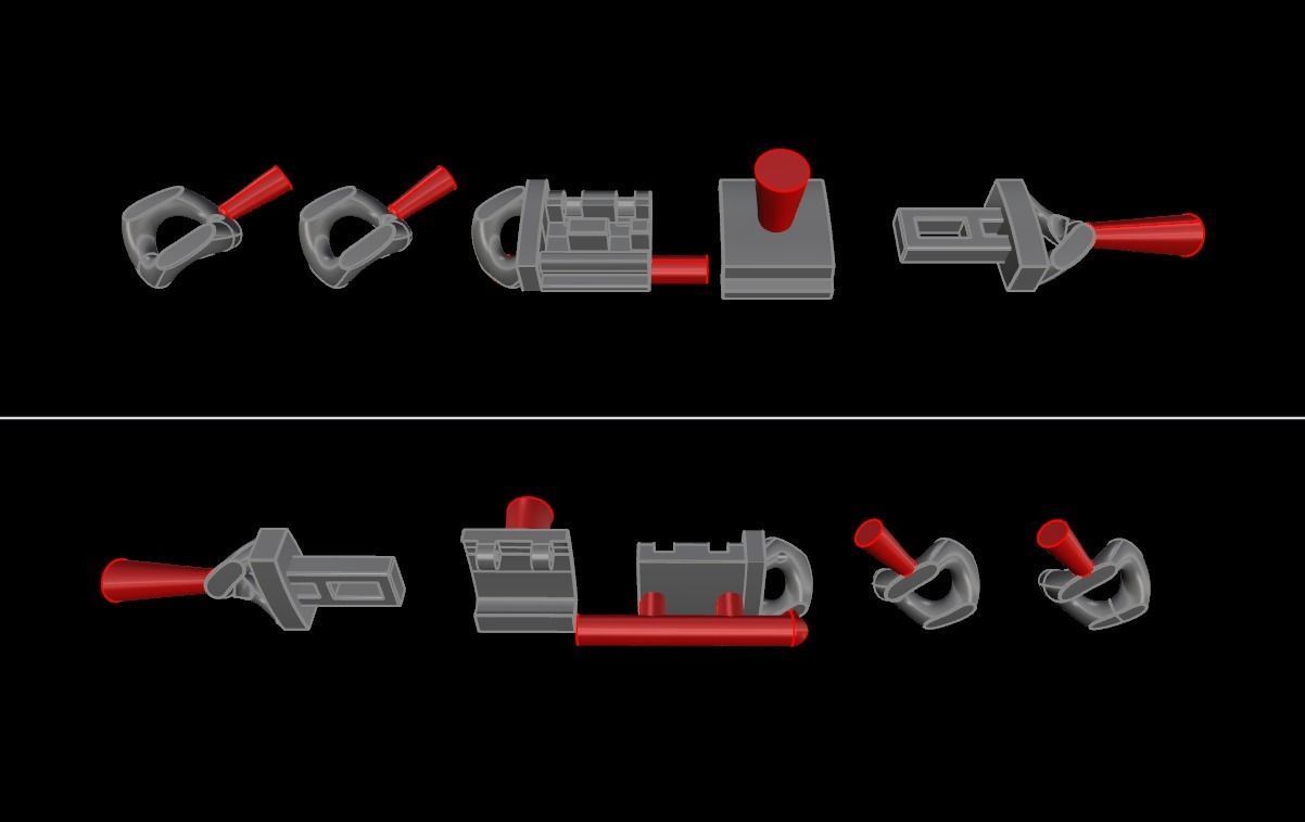 Cuban Chain Bracelet Necklace Link SIZE 9MM Width 3D print model_11